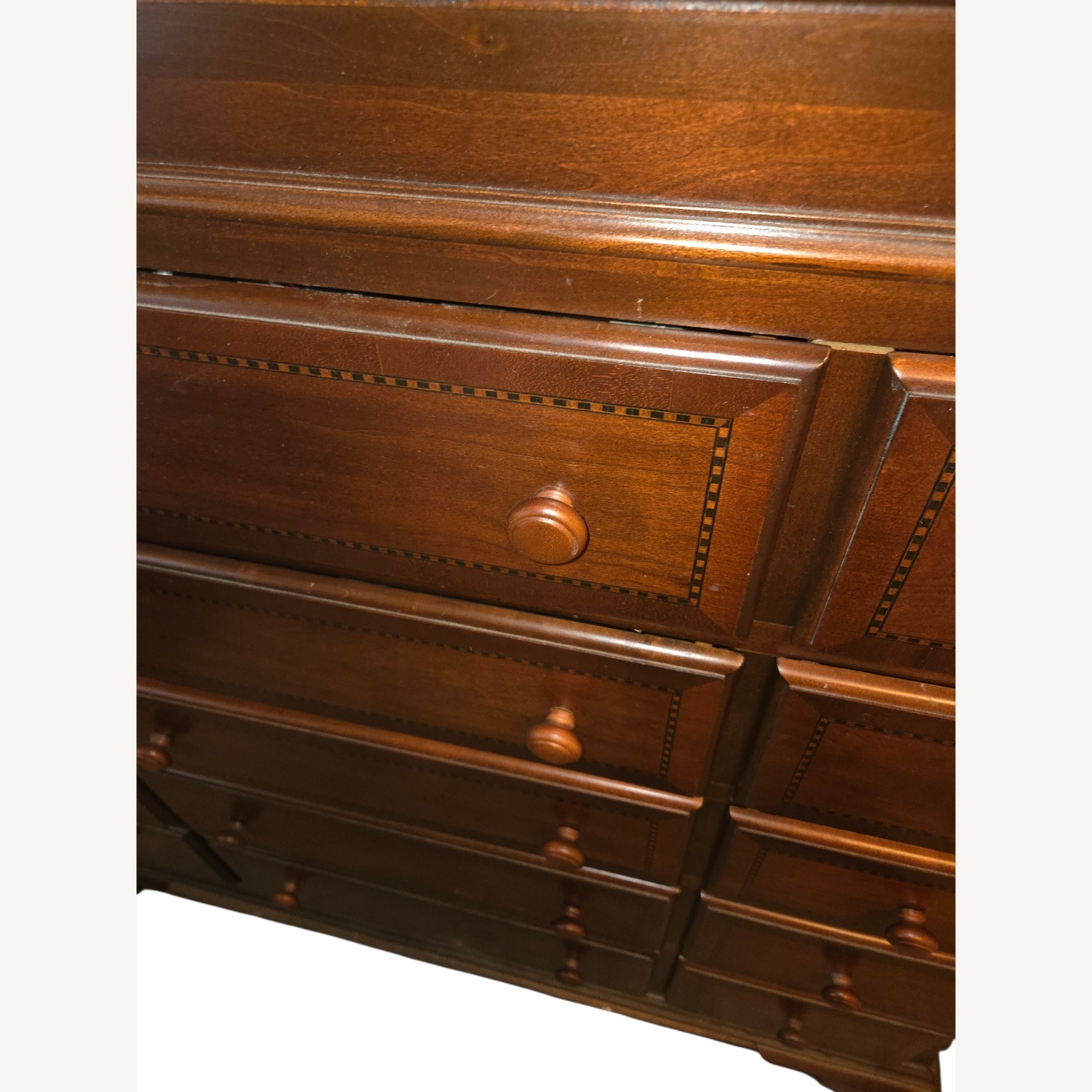Vintage 12 Drawer Cherry Dresser  - image-4