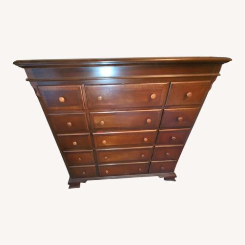 Used Vintage 12 Drawer Cherry Dresser  for sale on AptDeco