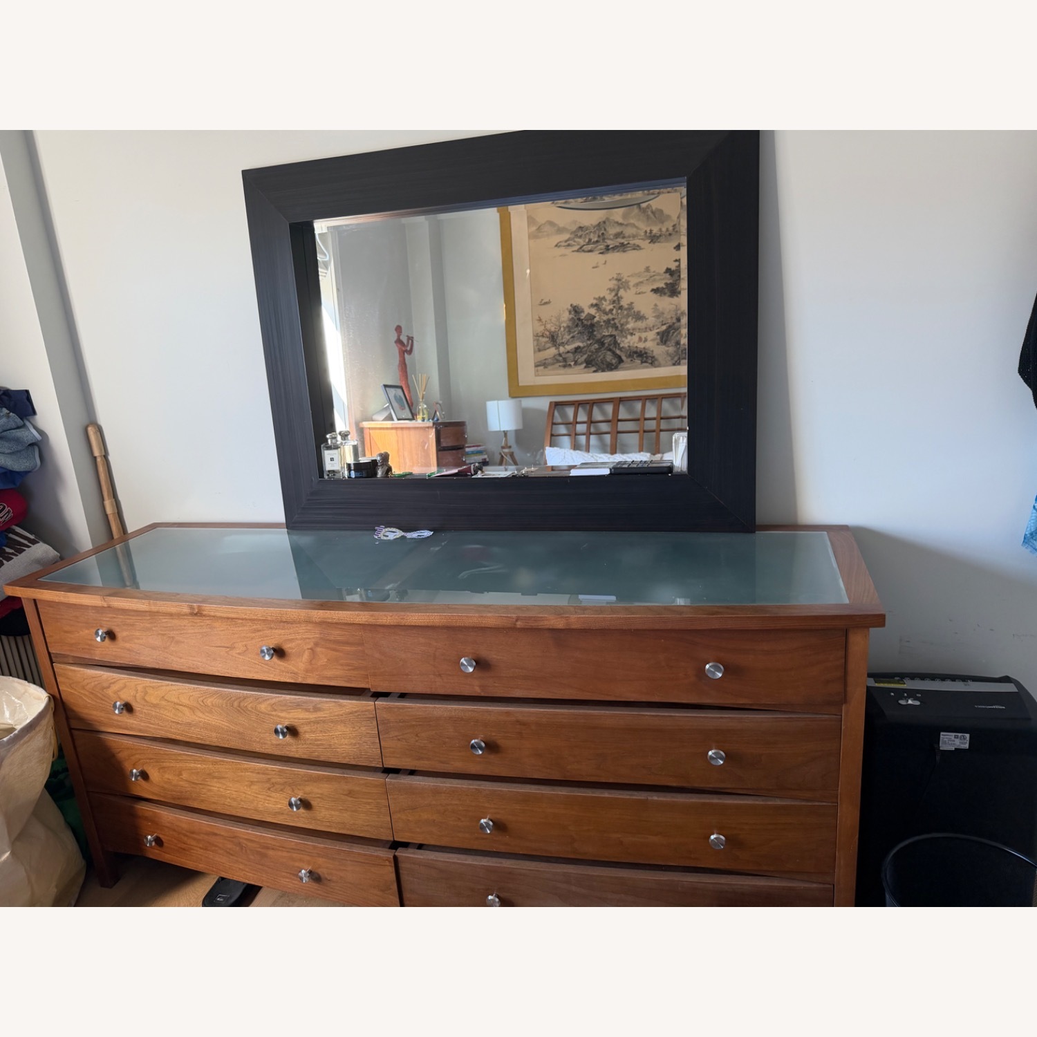 Long Dresser with Glass Cover  - image-1