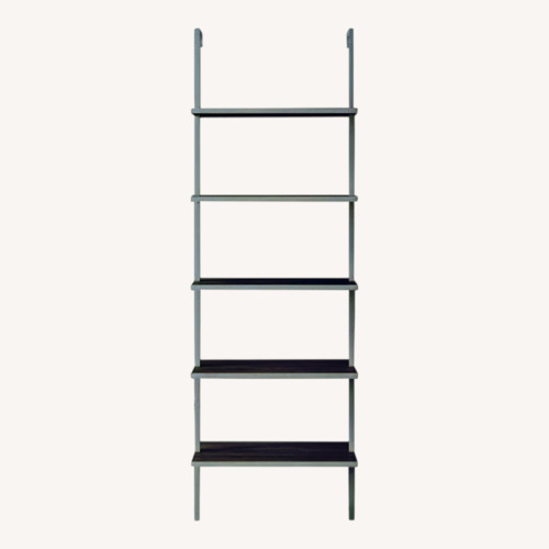 Used Andrea White Stairway Bookshelf for sale on AptDeco