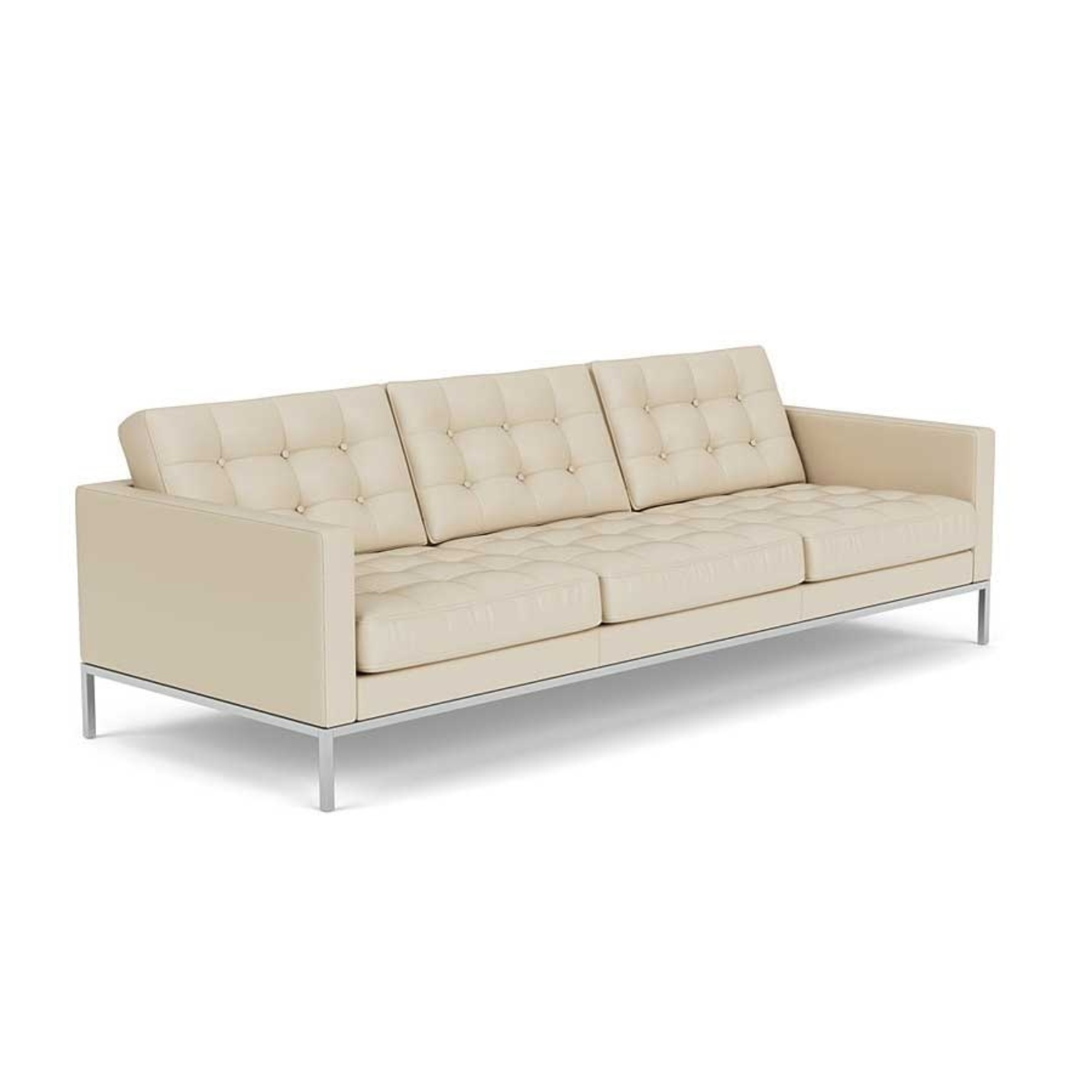 Florence Knoll Sofa ( Beige / Satin ) - image-8