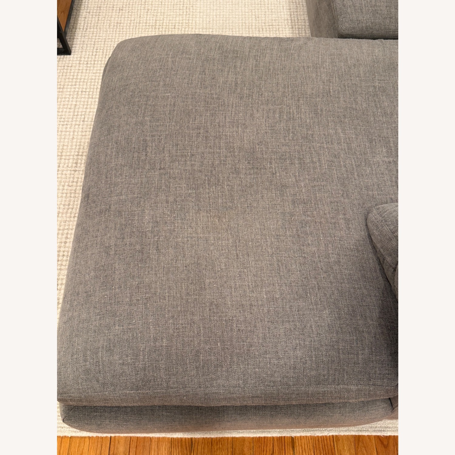 Pottery Barn Bolinas Light Gray Fabric 2 Piece Sectional - image-9