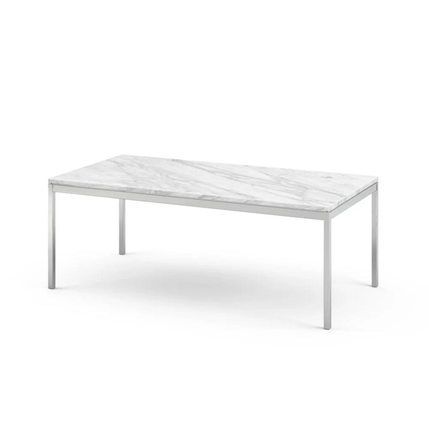 Florence Knoll Coffee Table ( Carrara / Satin ) - image-6