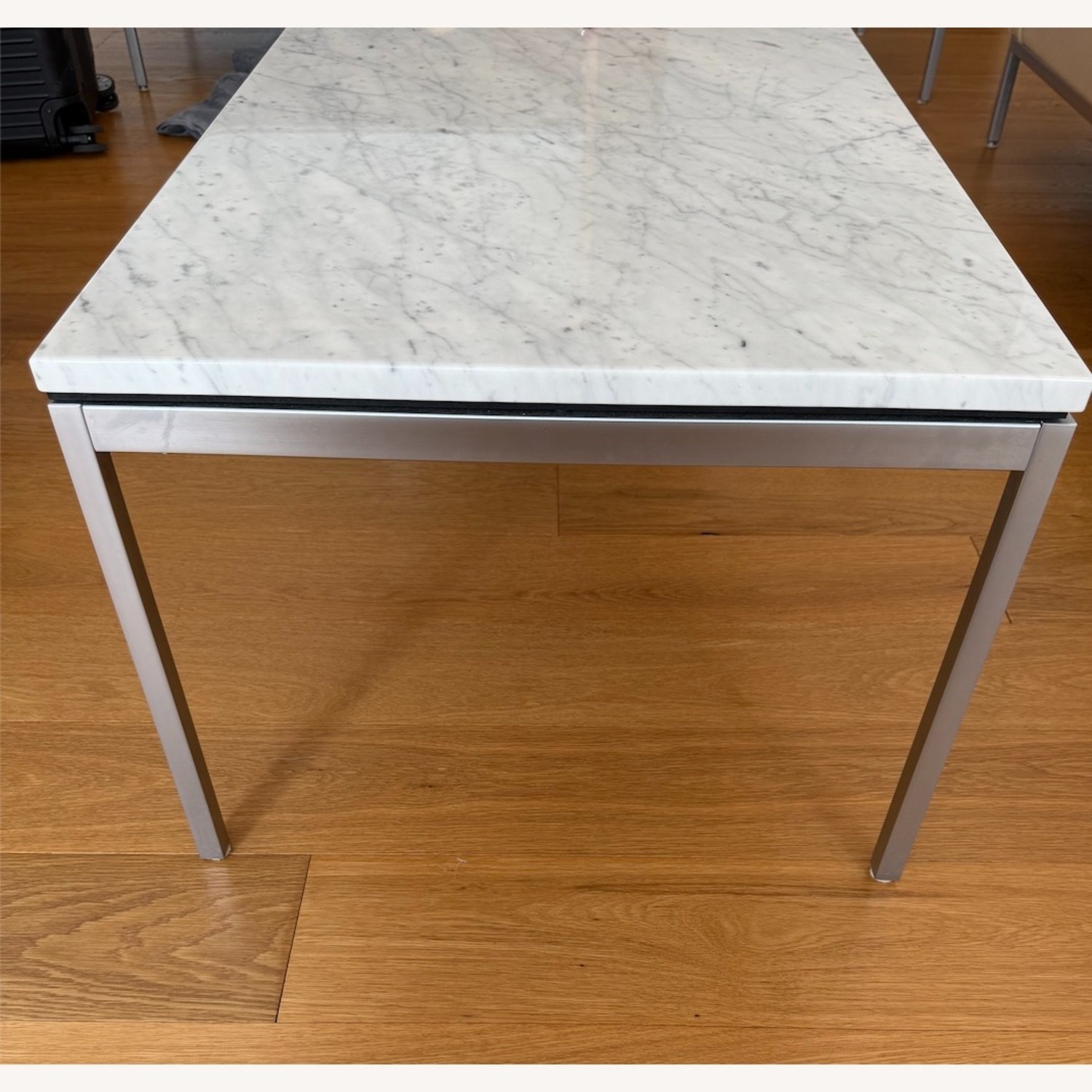 Florence Knoll Coffee Table ( Carrara / Satin ) - image-2