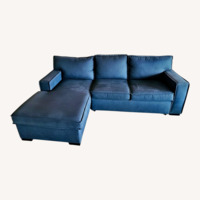Bob's Discount Furniture Blue Sleeper Sofa