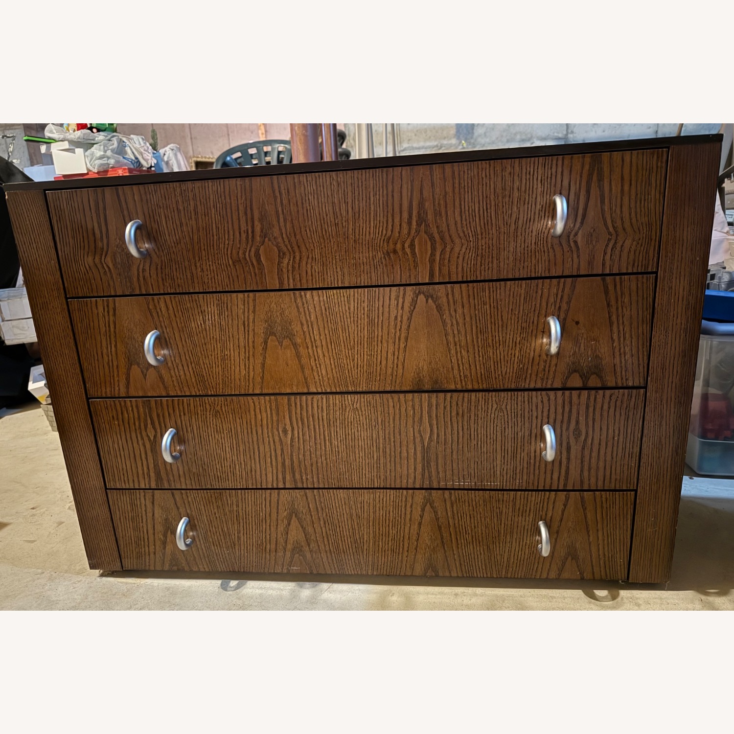 Interlubke Dark Brown Wood Dresser - image-1