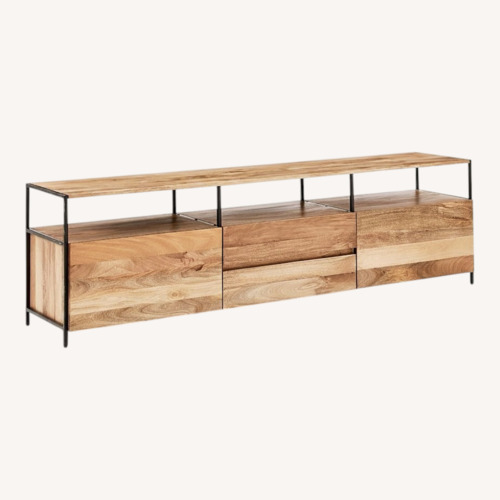 Used West Elm Industrial Storage Media Console (80") for sale on AptDeco