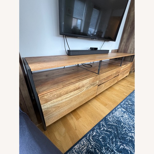Used West Elm Industrial Storage Media Console (80") for sale on AptDeco