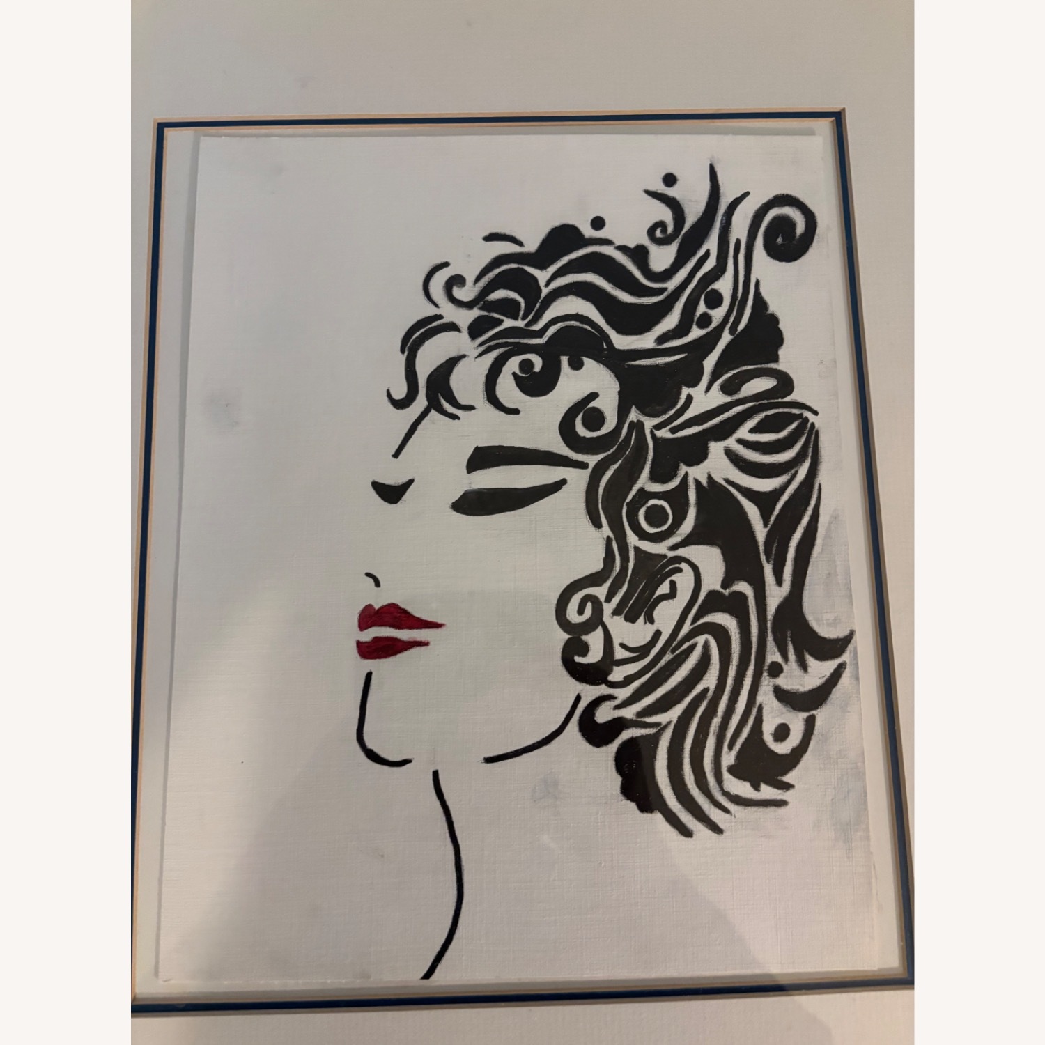 Black and White Abstract Portrait - image-3