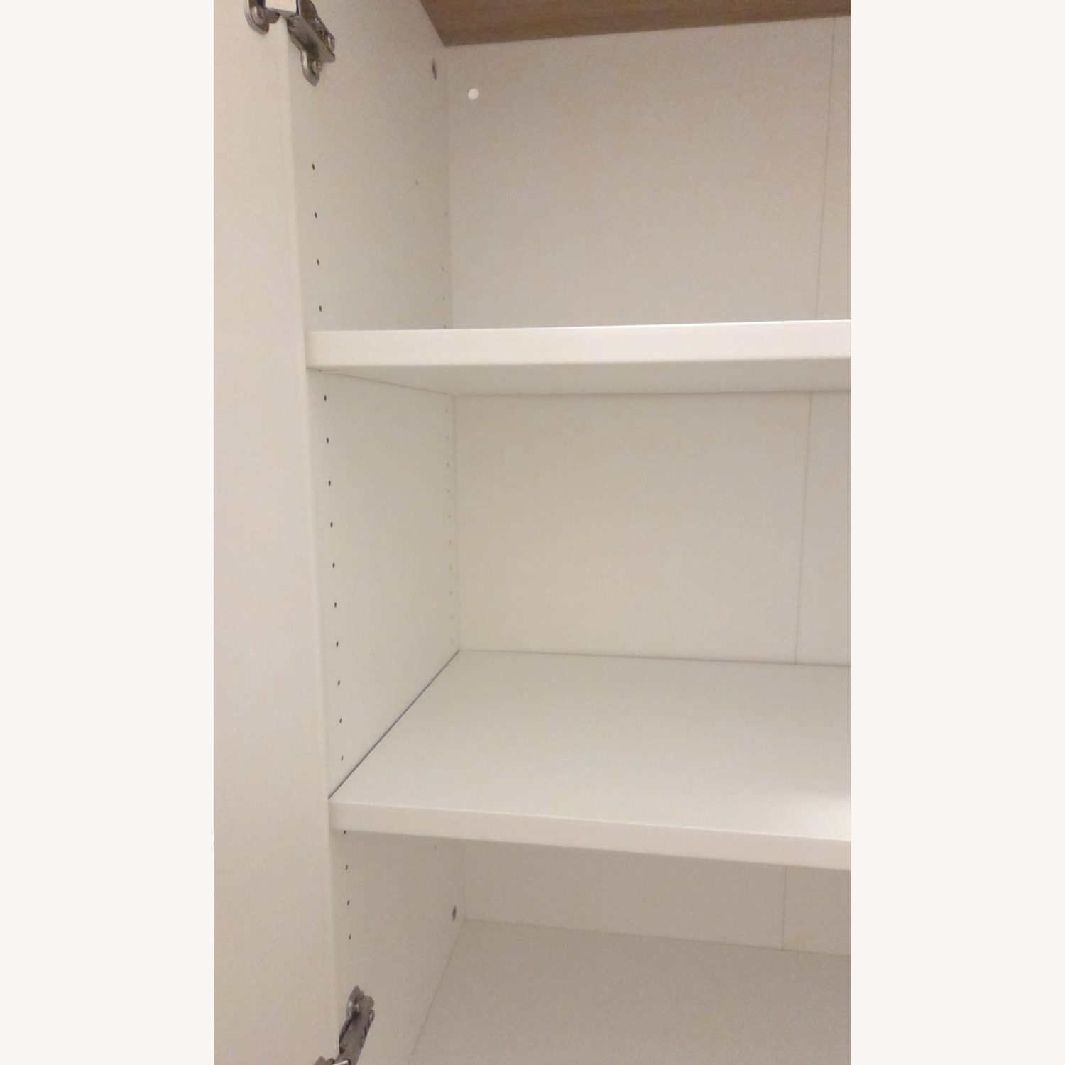 IKEA Skruvby White Wood Wall Shelf - image-5