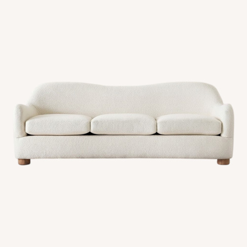 Used CB2 Bacio Cream Boucle 3+ Seater Sofa for sale on AptDeco