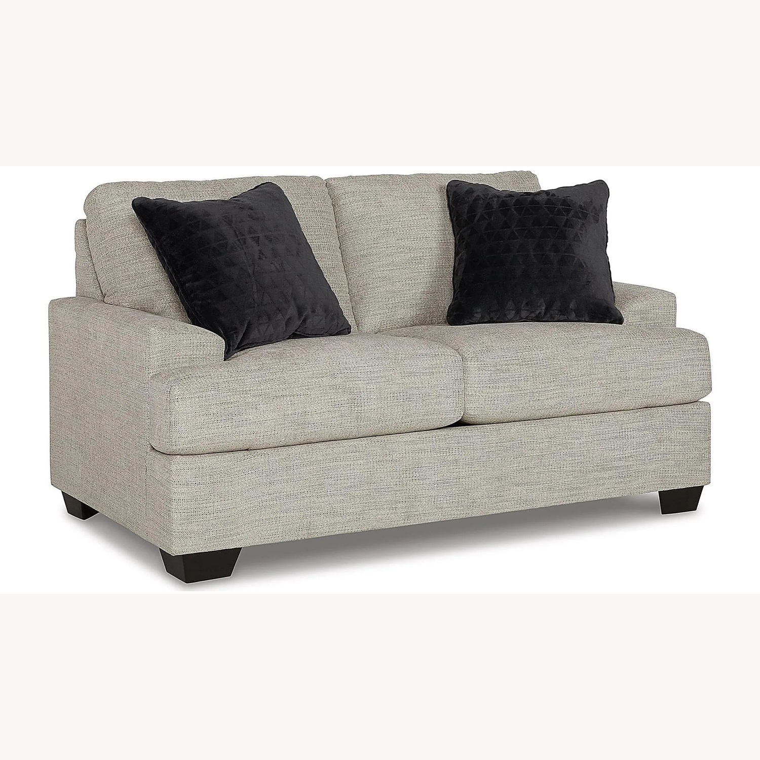Raymour & Flanigan Vayda Light Gray Loveseat - image-6