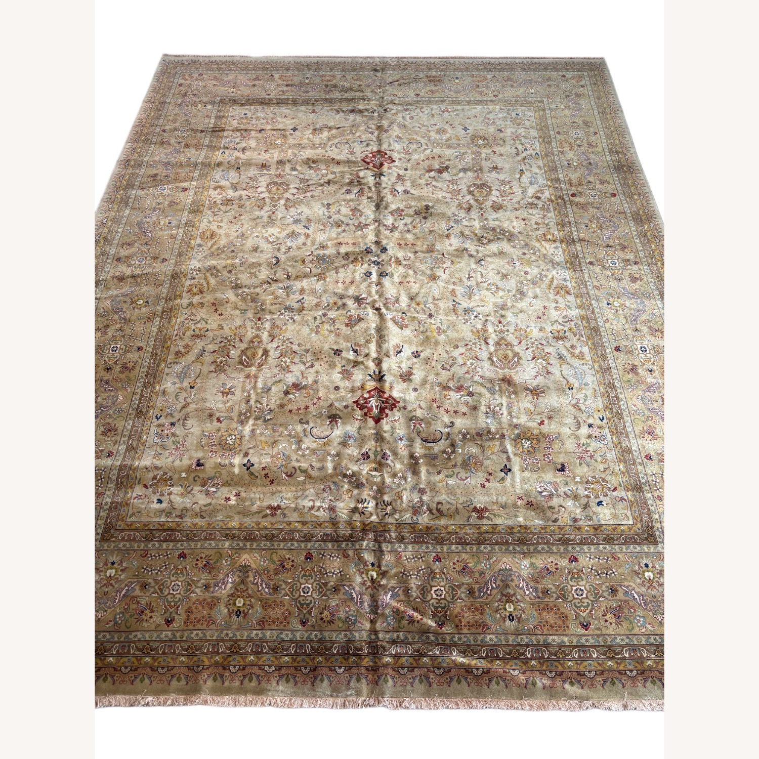 Natural Wool Area Rug 12' x 15' - image-2