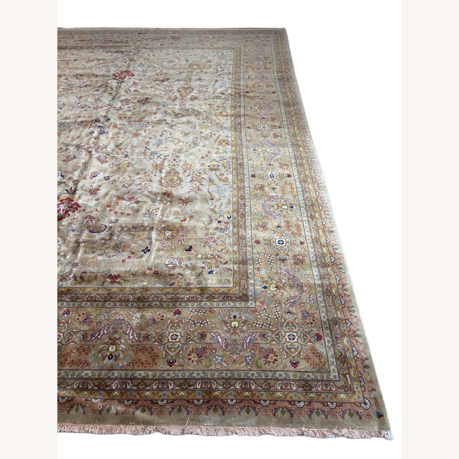 Natural Wool Area Rug 12' x 15' - image-6