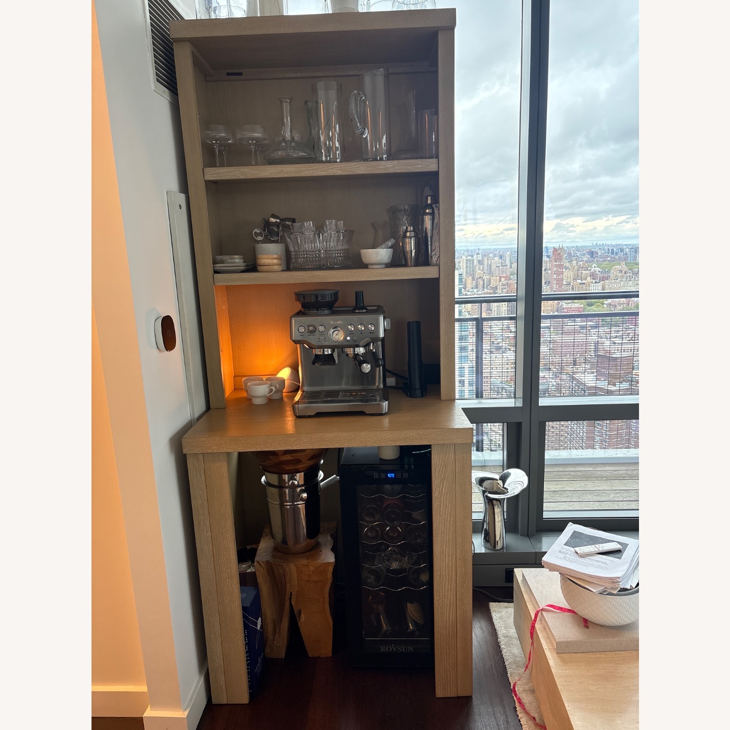 Pottery Barn Modern Farmhouse Wine Storage (68") - image-2