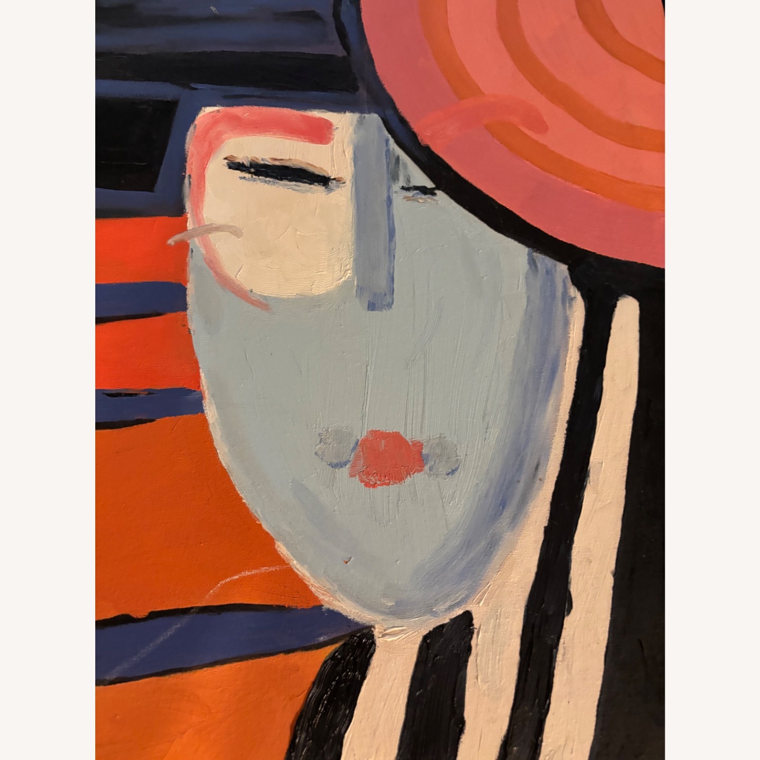 Abstract Face with Hat - image-3