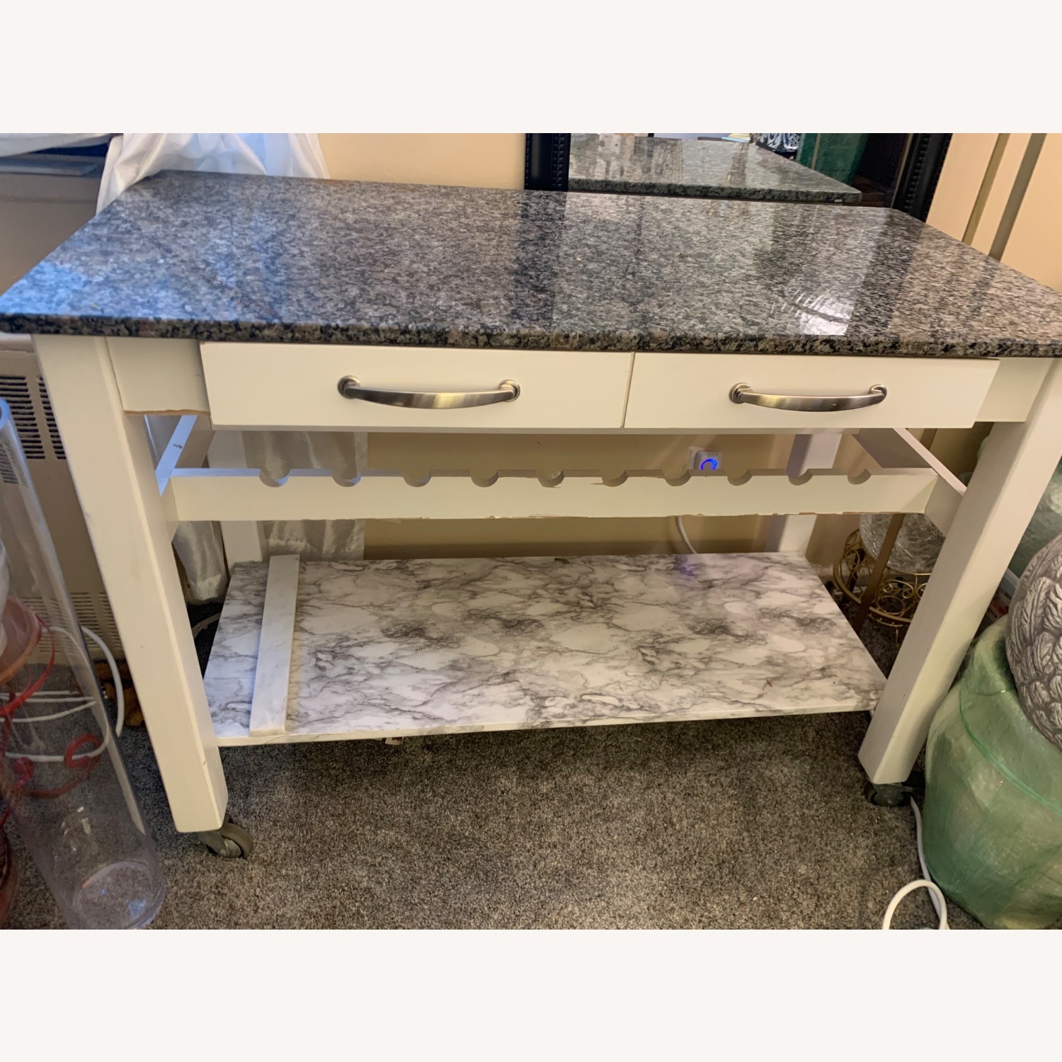 Crosley Granite Top Kitchen Island Cart  - image-1