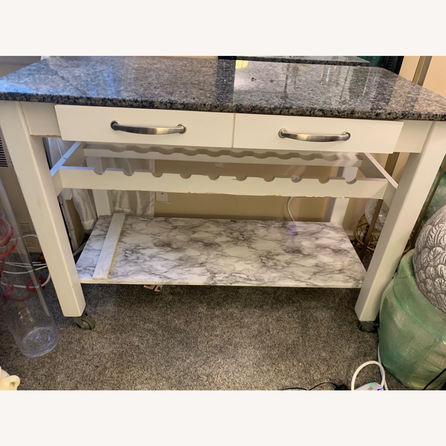 Crosley Granite Top Kitchen Island Cart  - image-2