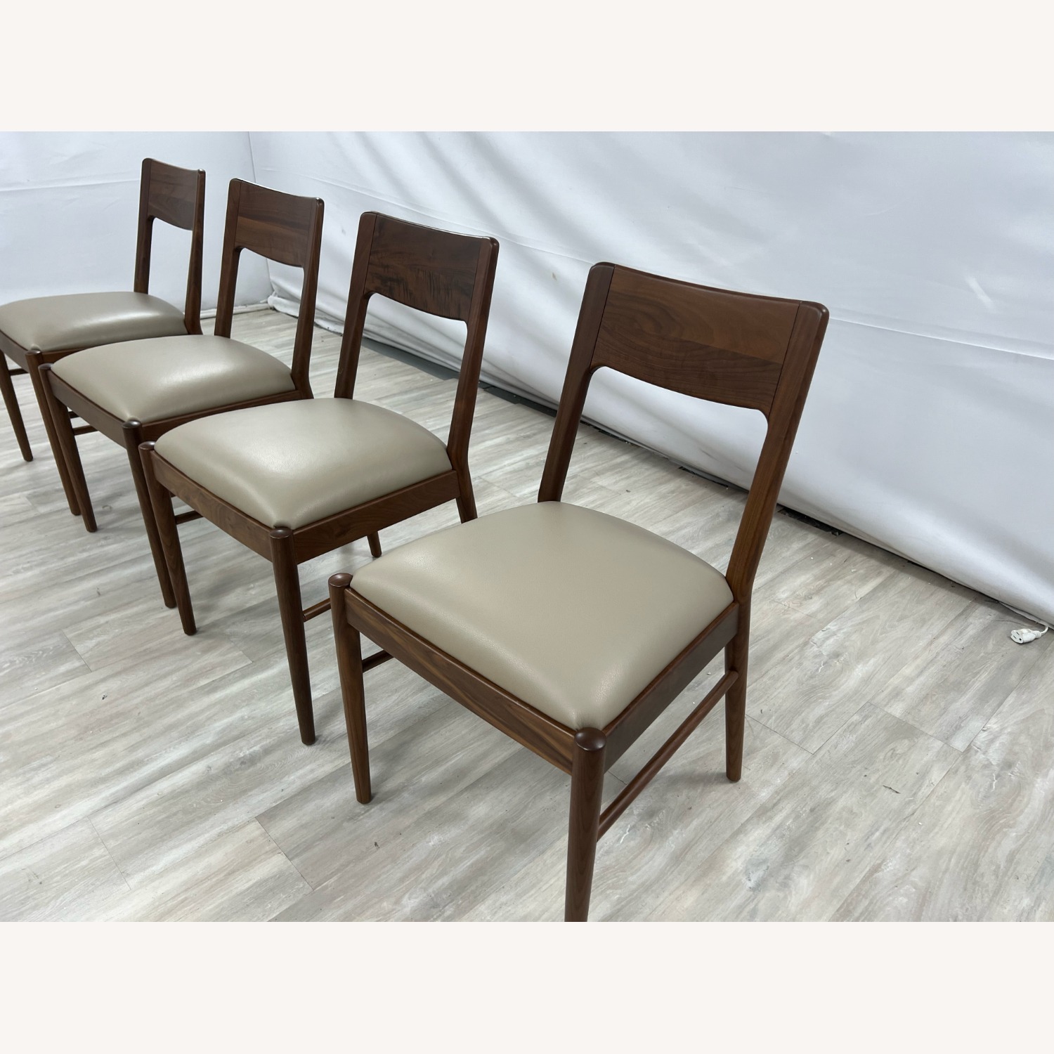 Stickley Walnut Grove Side Chair Set of 4 - image-4