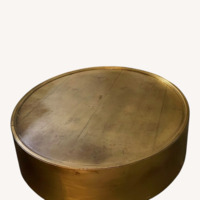 Gold Wood Coffee Table