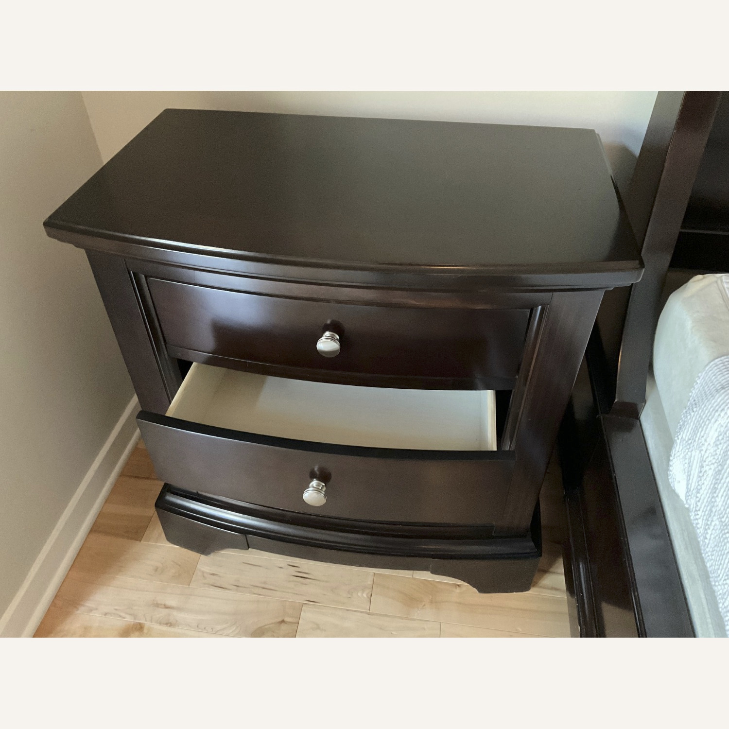 Vaughan Bassett Dark Brown Wood Nightstands - image-3
