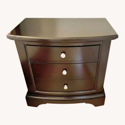 Used Vaughan Bassett Dark Brown Wood Nightstands for sale on AptDeco