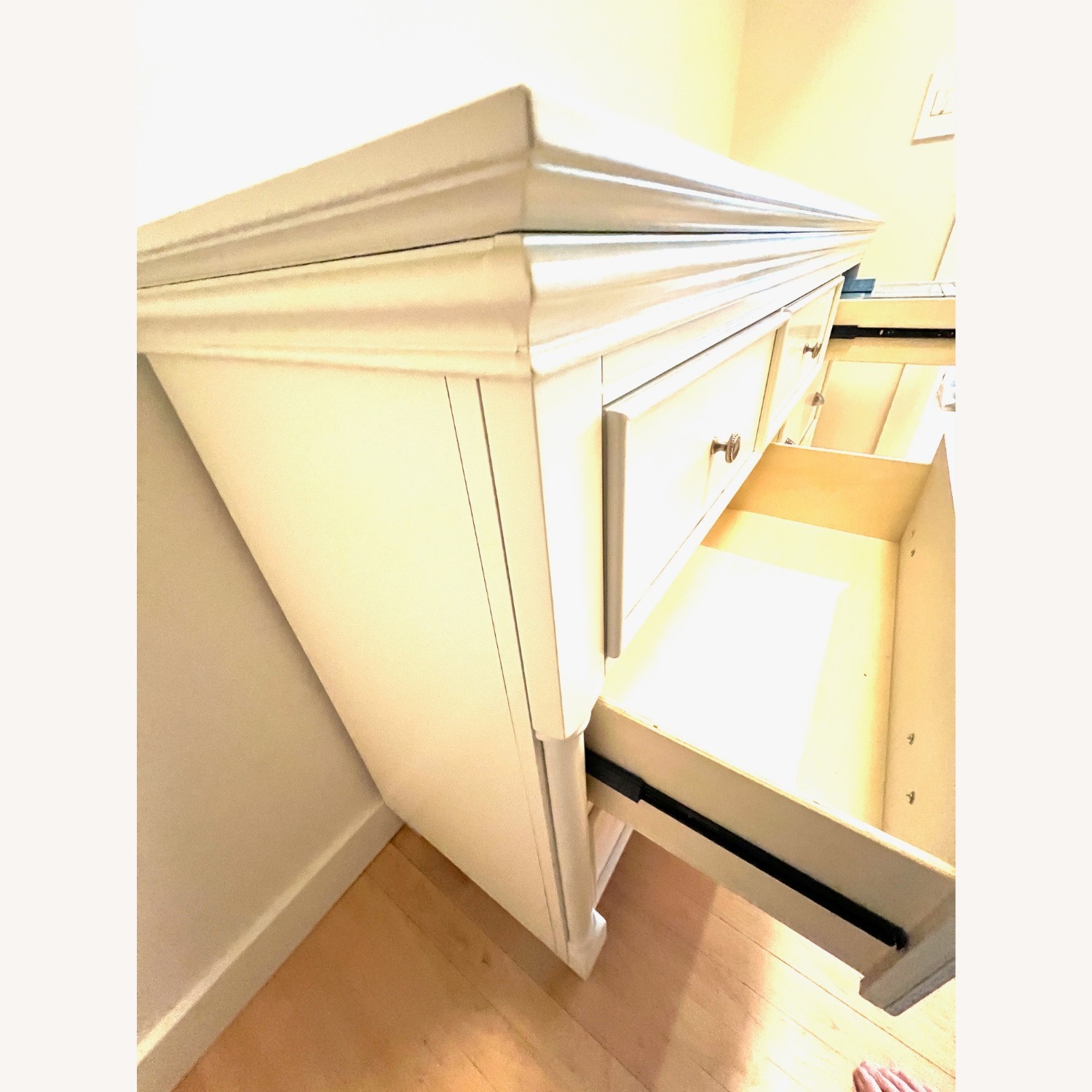 Raymour & Flanigan Tiffany White Dresser - image-2