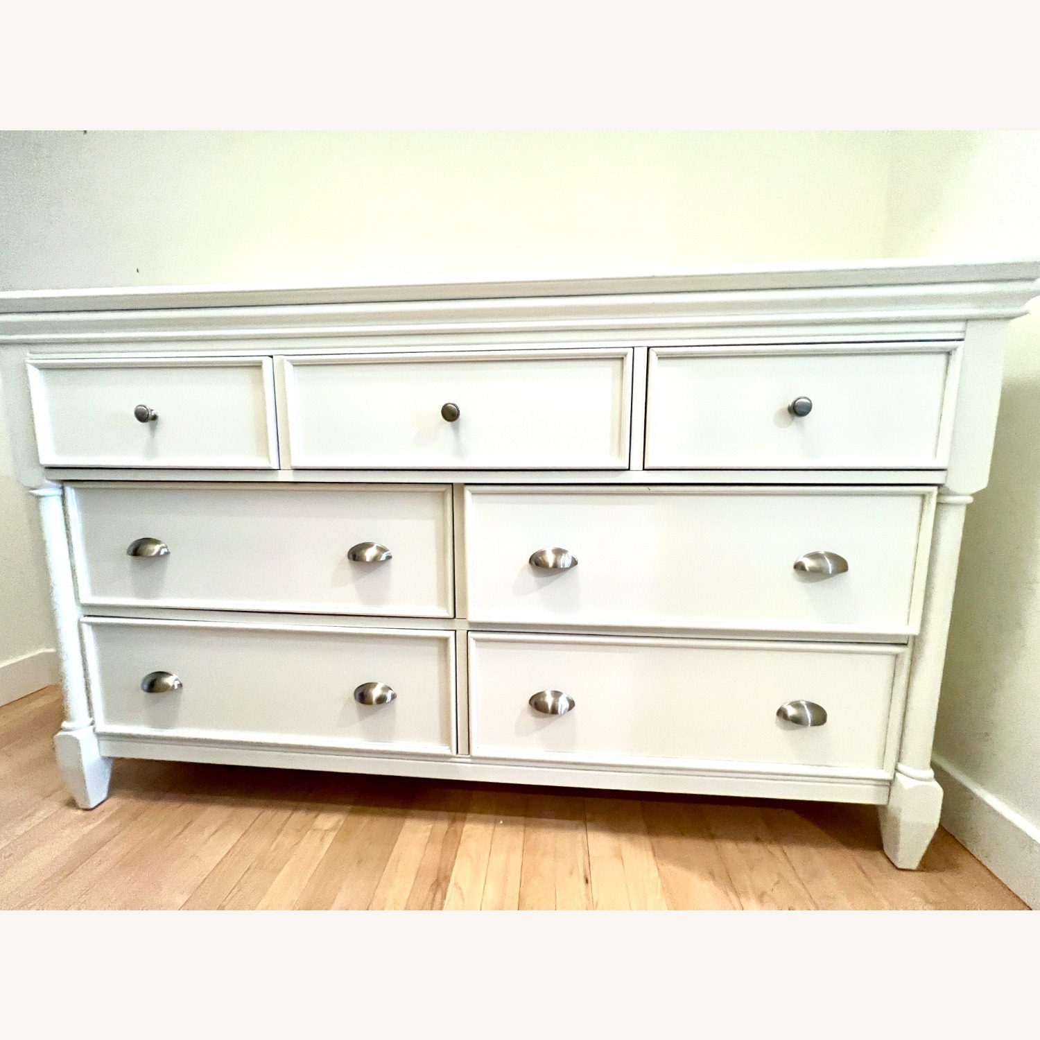 Raymour & Flanigan Tiffany White Dresser - image-1
