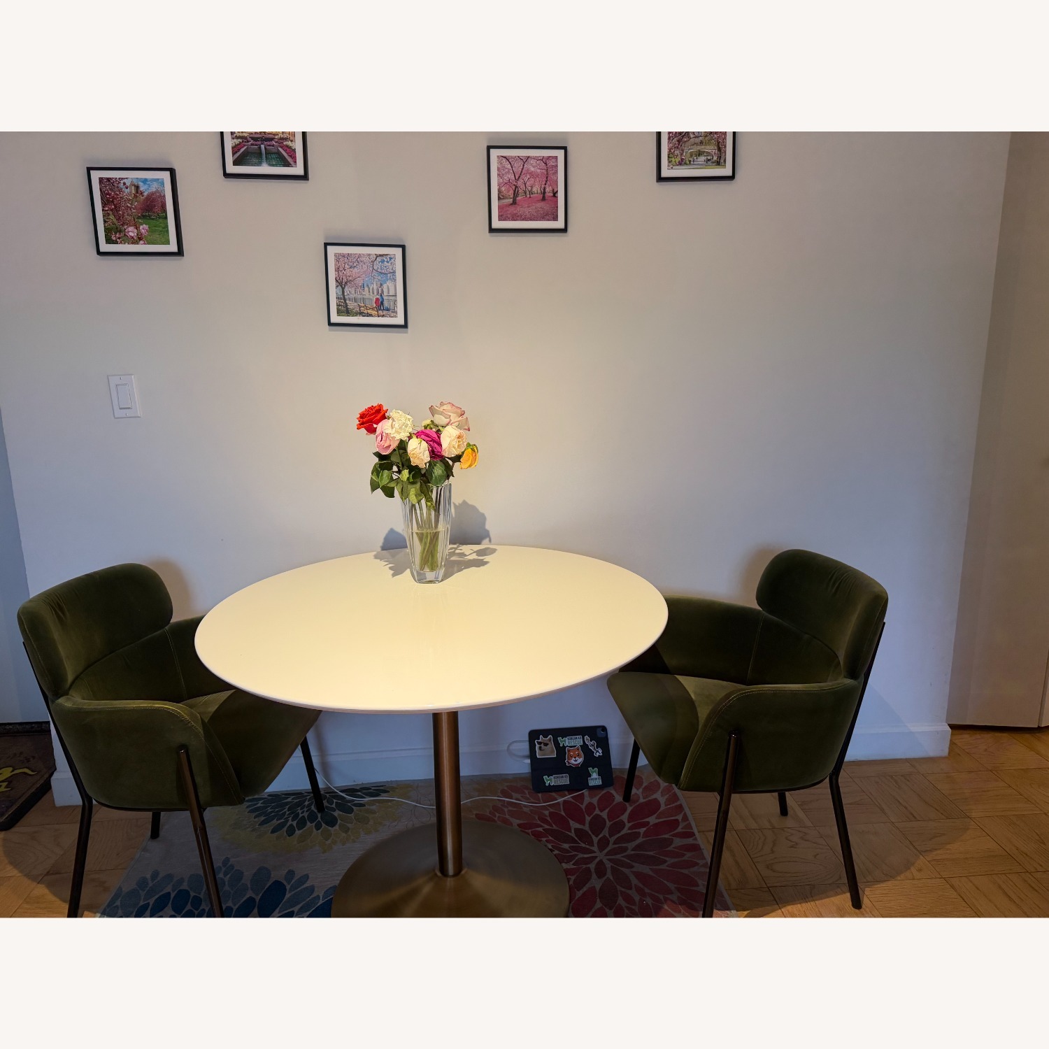 CB2 Odyssey Brass Dining Table - image-1