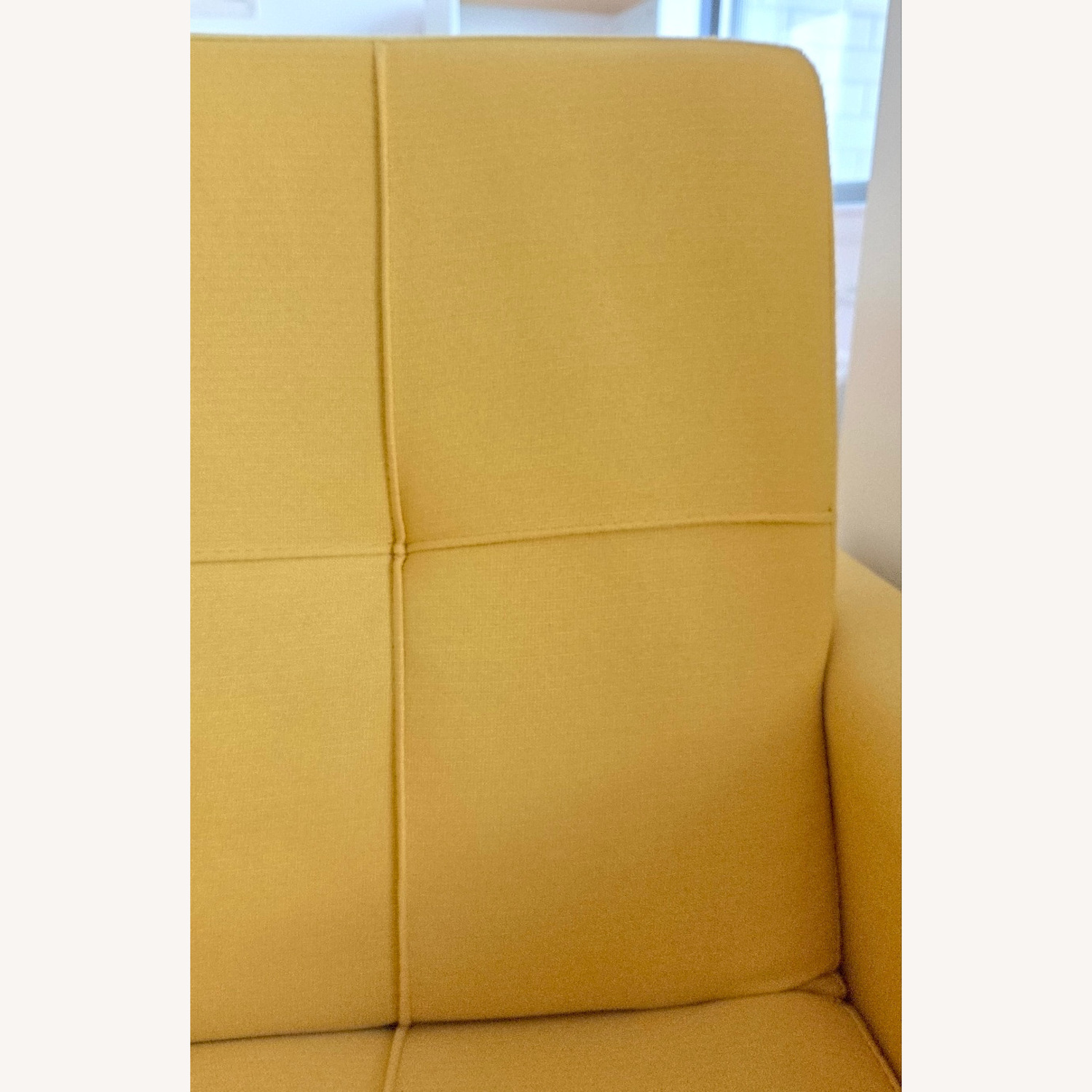 Wayfair 3-in-1 Convertible Yellow Linen Sofa - image-3