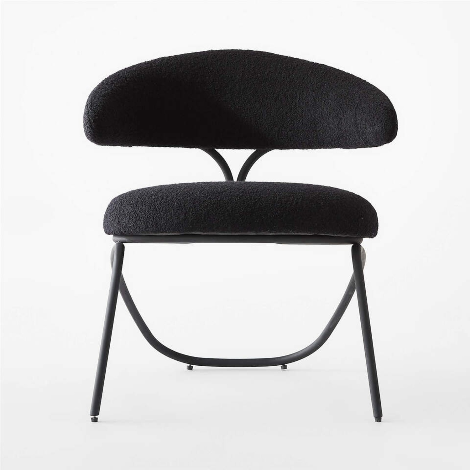 CB2 Gondola Black Wool Accent Chair - image-4