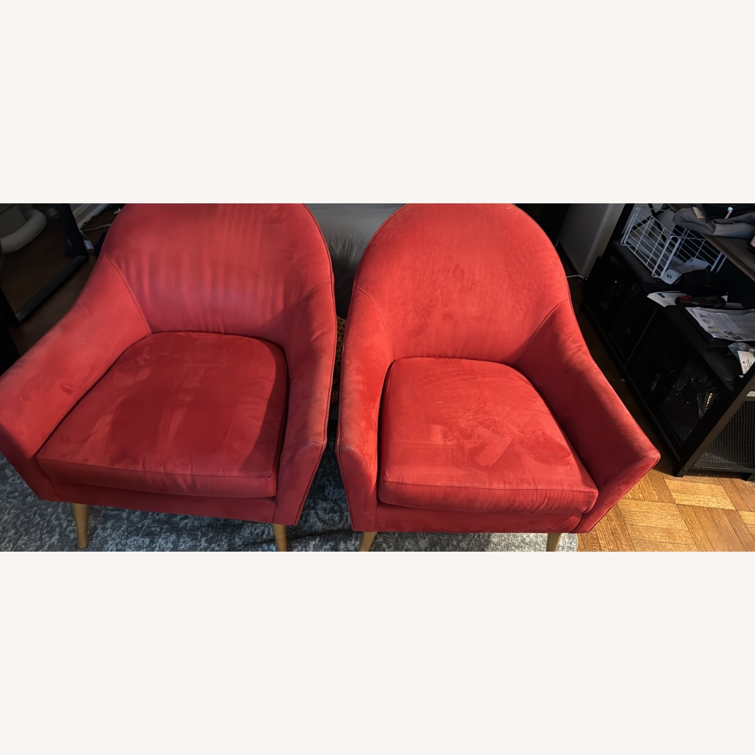 Walter E. Smithe Red Armchair - image-2