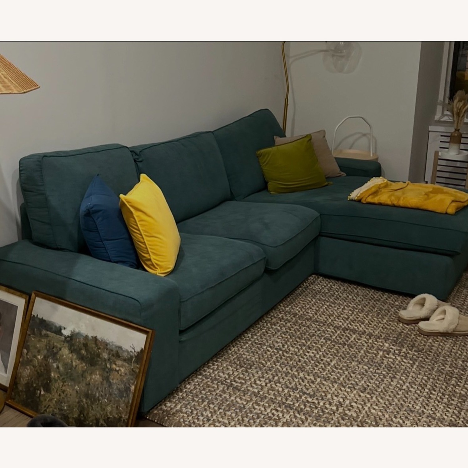 IKEA KIVIK Blue 3+ Piece Sectional - image-1