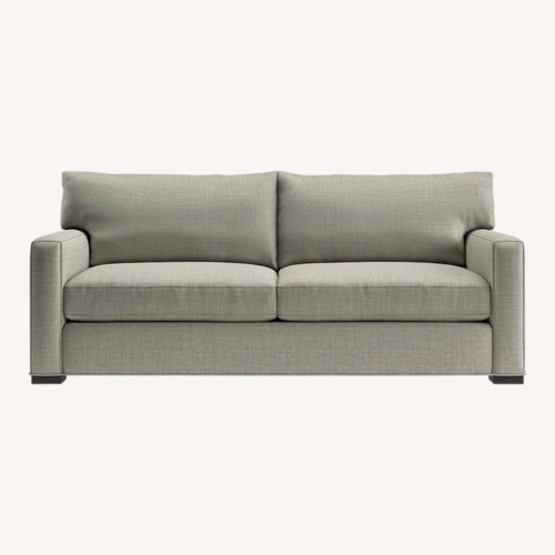 Used Crate & Barrel Light Gray Axis II Fabric 2 Seater Sofa for sale on AptDeco
