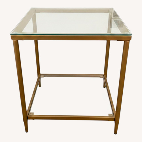 Used Gold Glass Side Tables for sale on AptDeco