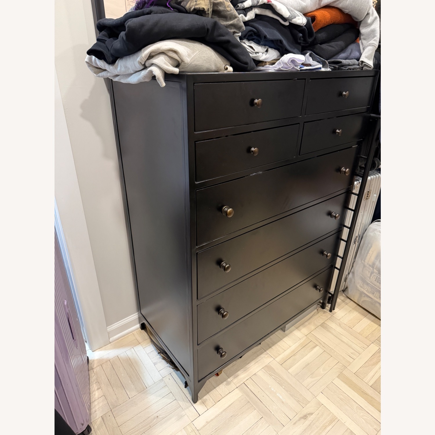Black Metal Dresser - image-3