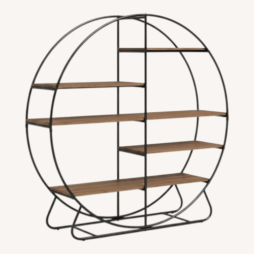 Used Sand & Sable Circular Bookcase  for sale on AptDeco