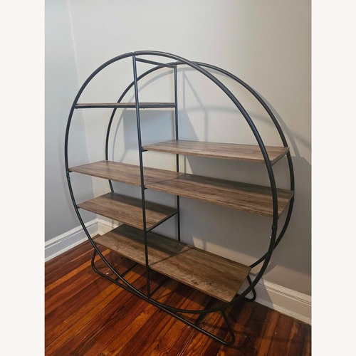 Used Sand & Sable Circular Bookcase  for sale on AptDeco