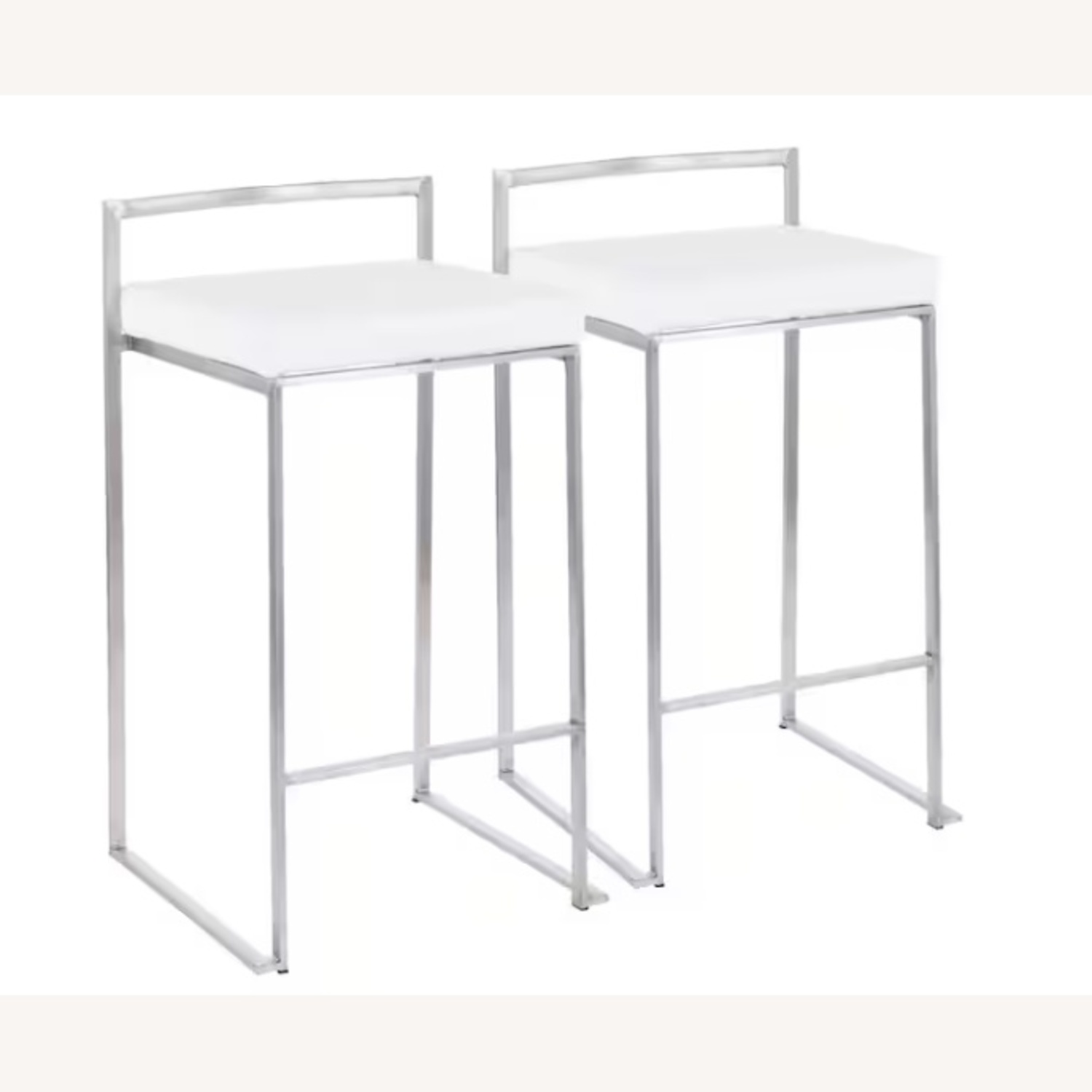 LumiSource Fuji White Stools - image-6