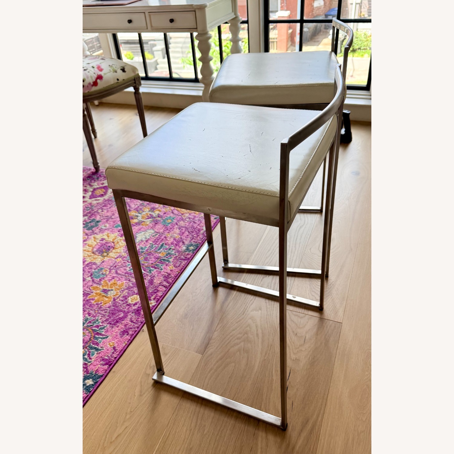 LumiSource Fuji White Stools - image-3