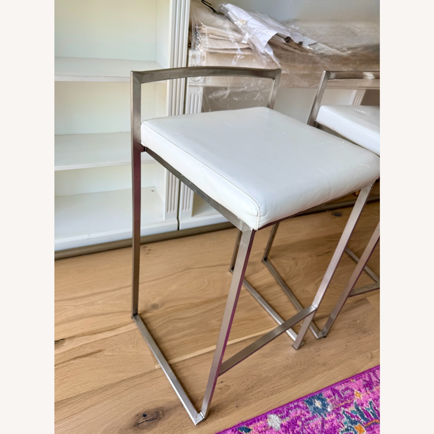 LumiSource Fuji White Stools - image-4