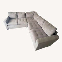 Warm Grey 3 Seat Sectional Sofa
