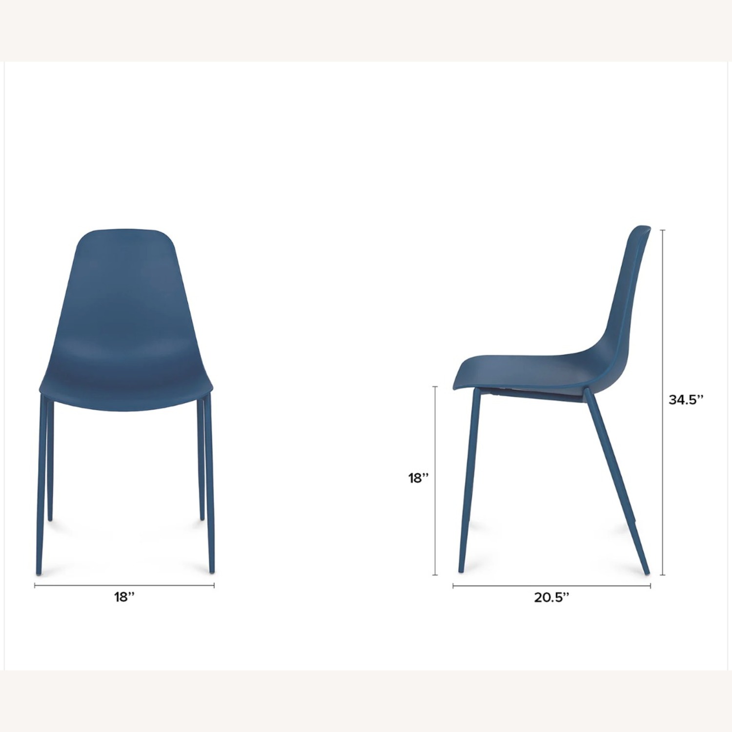 Set of 2 Article Svelti Chairs – Berry Blue - image-2