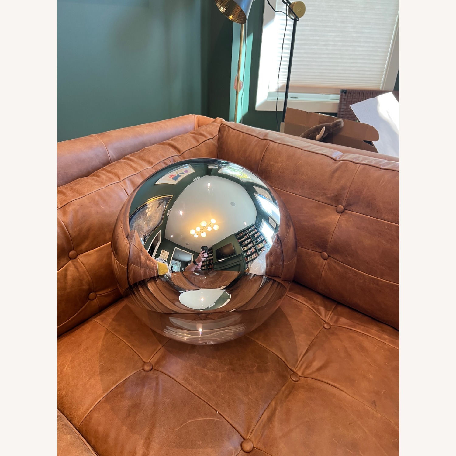 Tom Dixon Mirror Ball 20in Pendant Silver - image-3