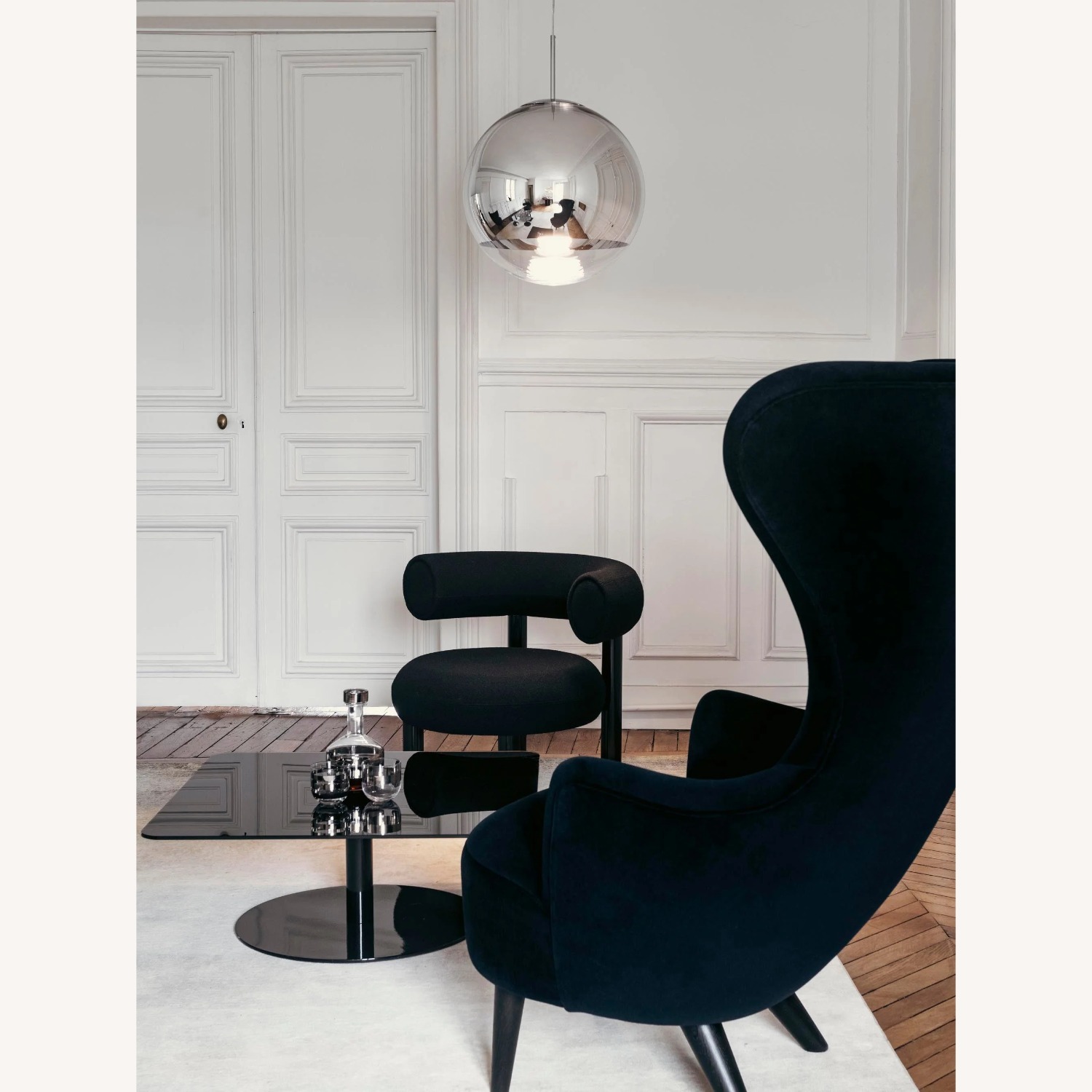 Tom Dixon Mirror Ball 20in Pendant Silver - image-6