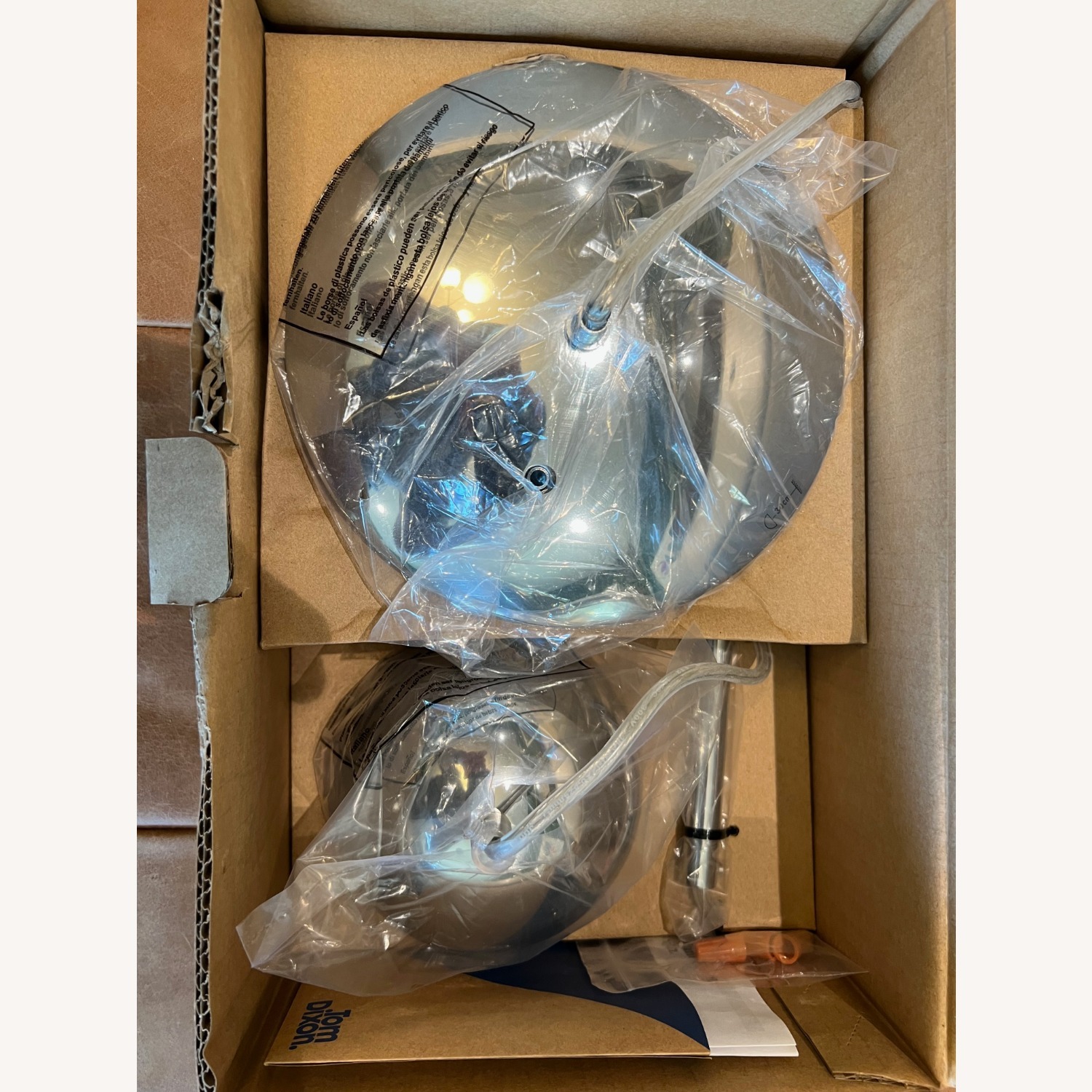 Tom Dixon Mirror Ball 20in Pendant Silver - image-5