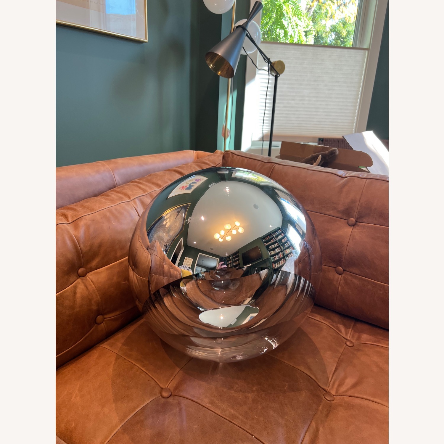Tom Dixon Mirror Ball 20in Pendant Silver - image-2