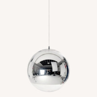 Tom Dixon Mirror Ball 20in Pendant Silver