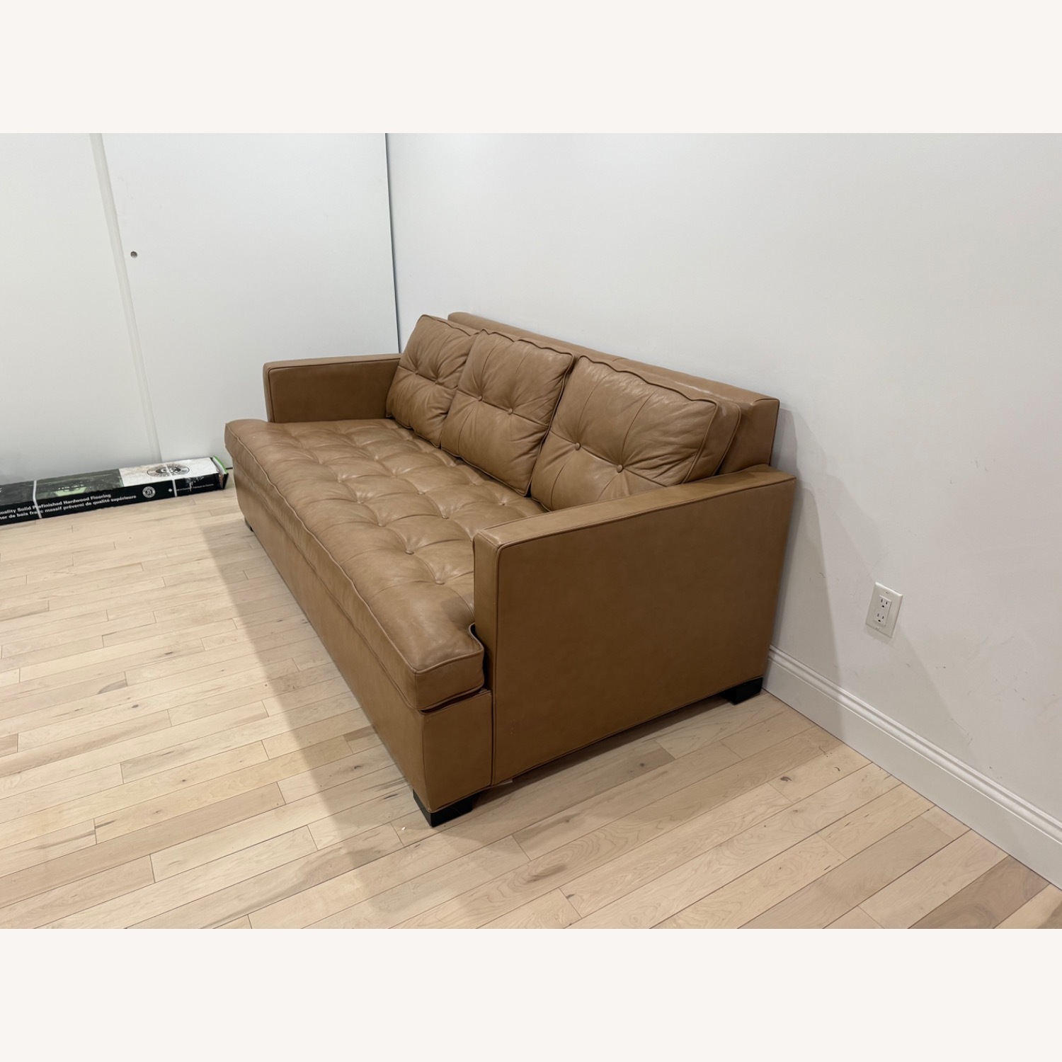 Clad Home Rodney Brown Leather Sleeper Sofa - image-2