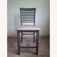 Cali Light Gray Wood Stools (set of 3)